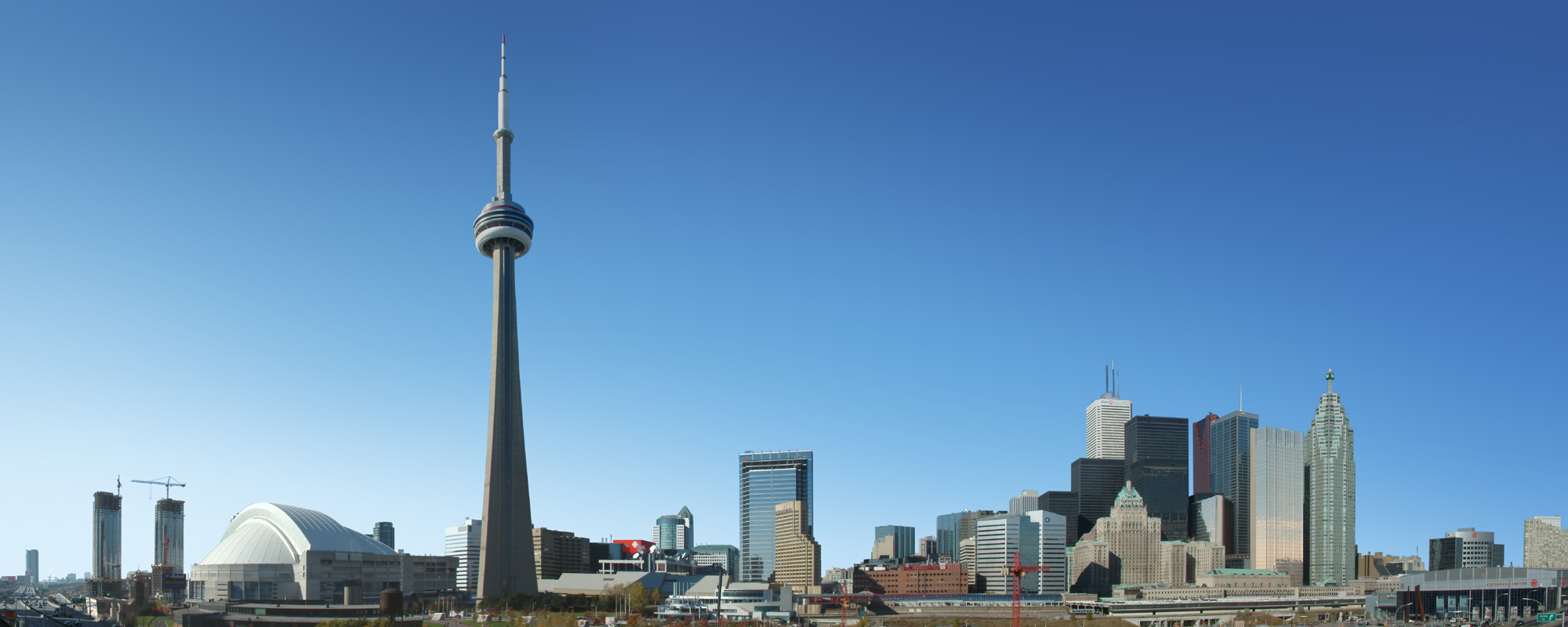 Toronto skyline with CN Tower